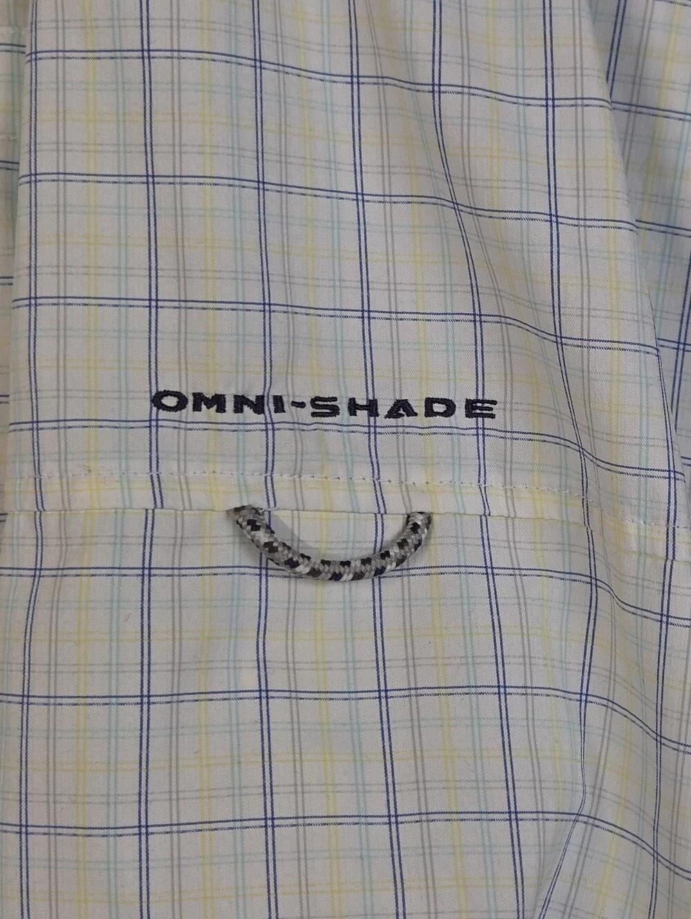 Columbia PFG Super Tamiami Shirt Mens XXL Long Sleeve Plaid Fishing Vent Yellow